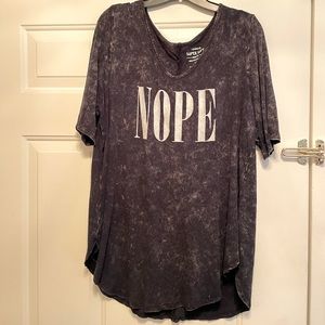 Torrid “NOPE” Tee